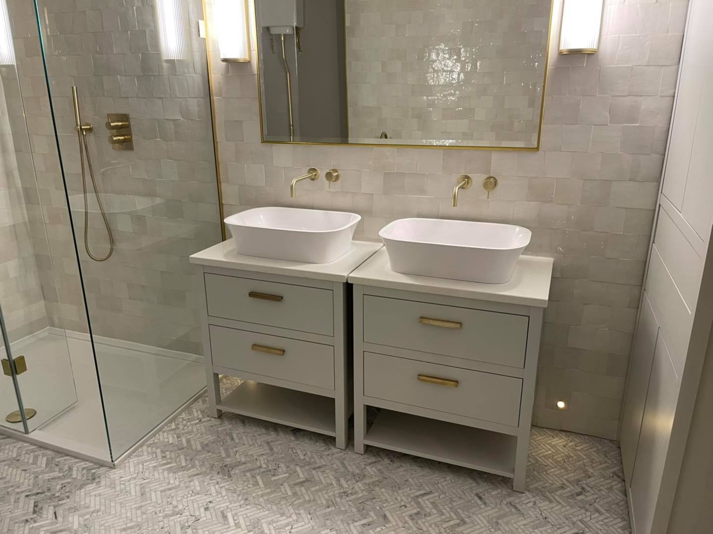 Vanity Units in a bathroom